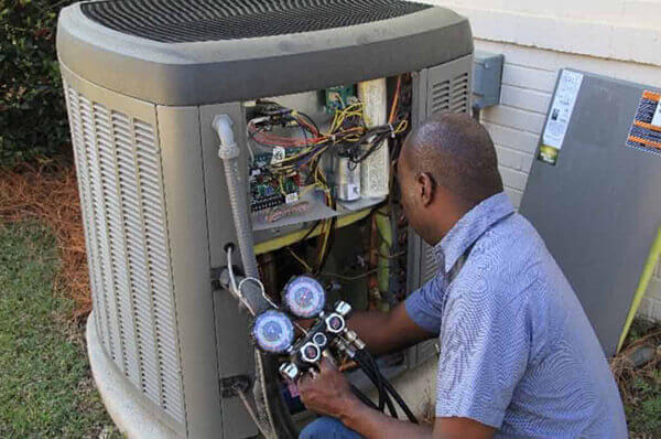 hvac annual service cost